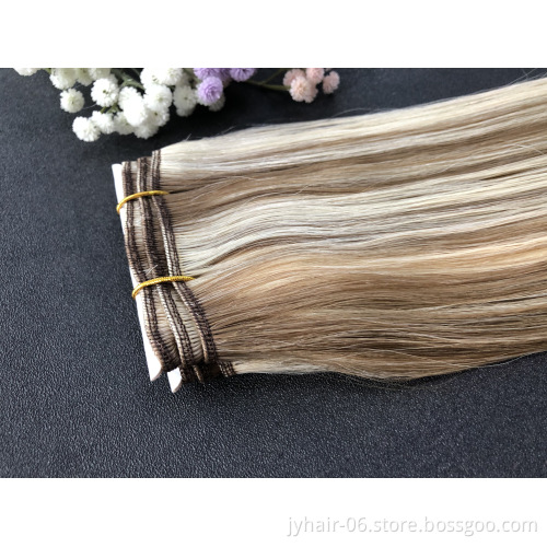 Wholesale 100% human hair Hand Tied Hair weft European Hair